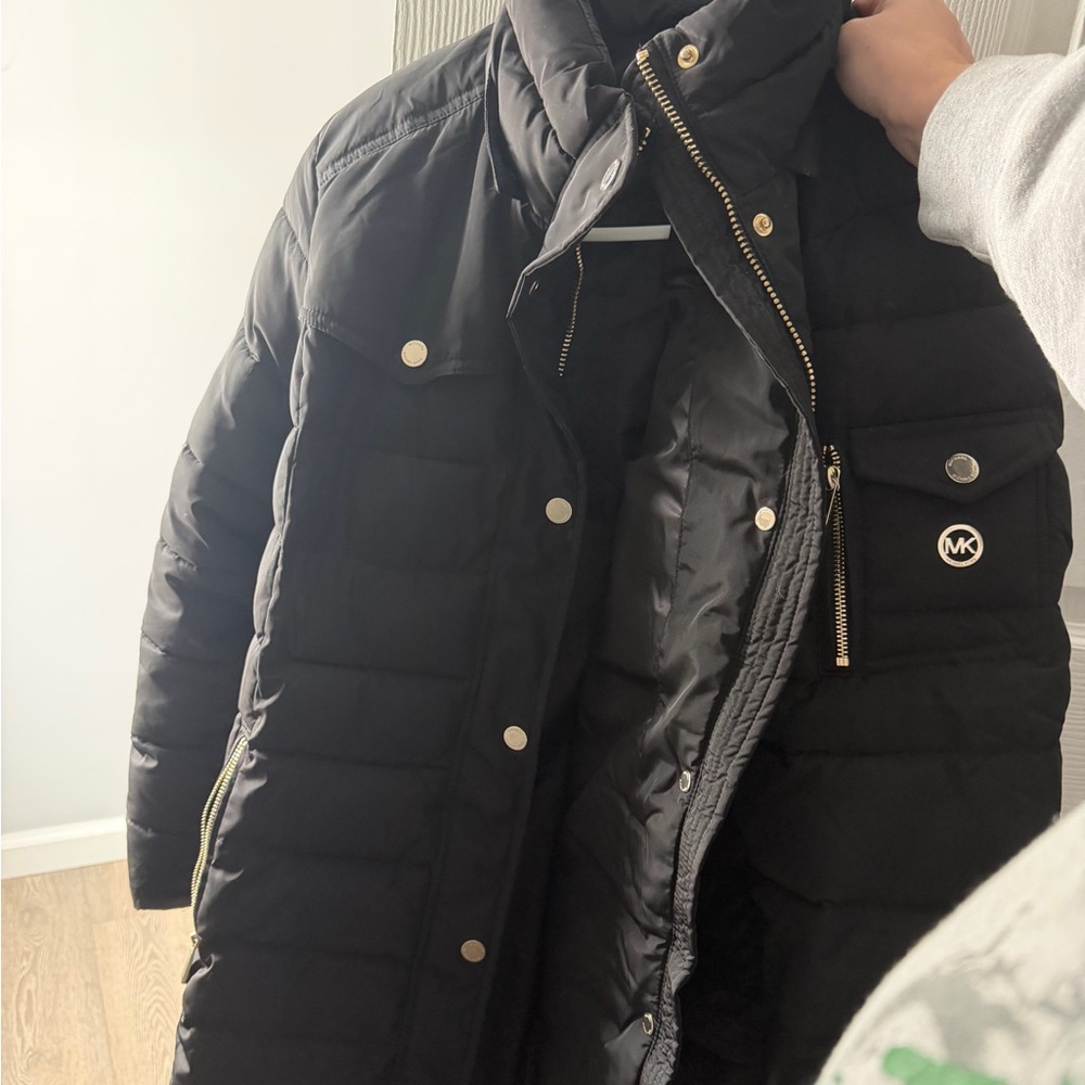 Michael Kors Women's Quilted Black Puffer Coat
